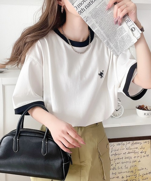 「Java」 半袖Tシャツ SMALL ベージュ レディース