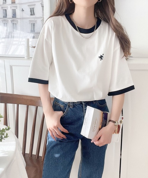 「Java」 半袖Tシャツ SMALL ベージュ レディース
