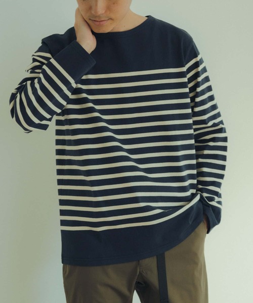 「ITEMS URBANRESEARCH」 長袖Tシャツ LARGE ホワイト系その他 メンズ
