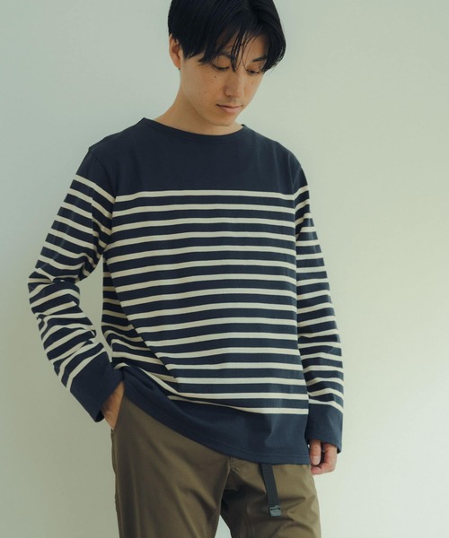 「ITEMS URBANRESEARCH」 長袖Tシャツ LARGE ホワイト系その他 メンズ