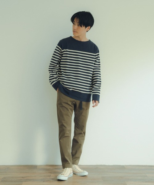 「ITEMS URBANRESEARCH」 長袖Tシャツ LARGE ホワイト系その他 メンズ