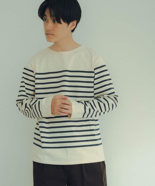 「ITEMS URBANRESEARCH」 長袖Tシャツ LARGE ホワイト系その他 メンズ