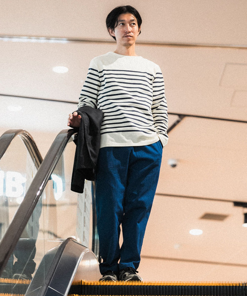「ITEMS URBANRESEARCH」 長袖Tシャツ LARGE ホワイト系その他 メンズ