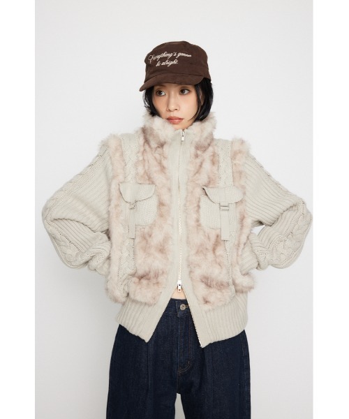 LAGUA GEM FAUX ファーコート 24aw LAGUA GEM | FAUX ファーコート (コート ) |SHEL'TTER WEBSTORE
