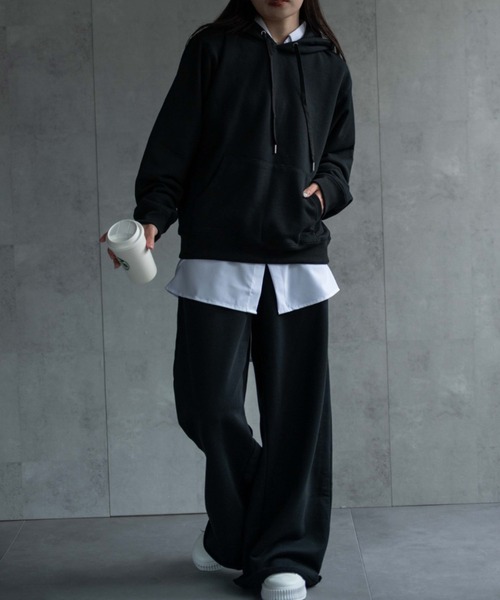 パーカー 「ユニセックス商品」ベーシックスウェットパーカー/フーディー メンズ レディース | CREARE -LINO- | 07