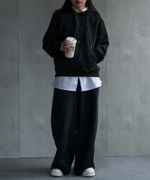 パーカー 「ユニセックス商品」ベーシックスウェットパーカー/フーディー メンズ レディース | CREARE -LINO- | 10