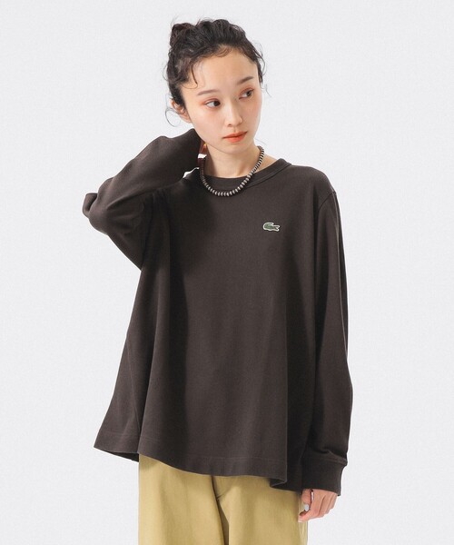tシャツ 「別注」LACOSTE / Aライン Tシャツ レディース