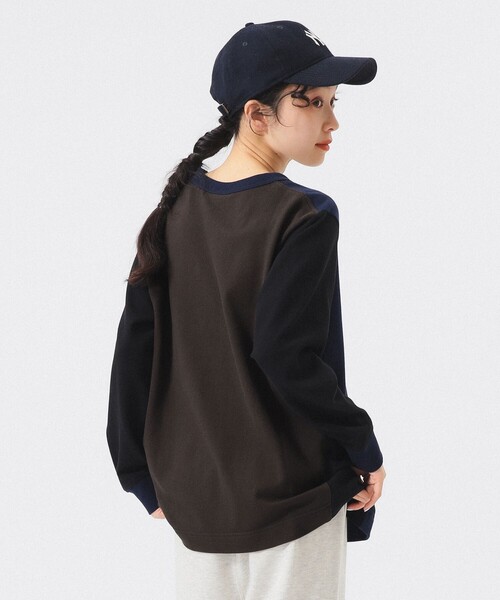 【美品】別注 LACOSTE EXCLUSIVE EDITION Tシャツ（S） LACOSTE ラコステ 刺繍ハンドステッチ風フレンチグラフィックT