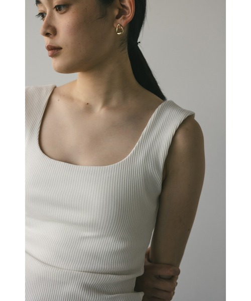 「STYLEMIXER」 ノースリーブトップス FREE ホワイト レディース_画像4