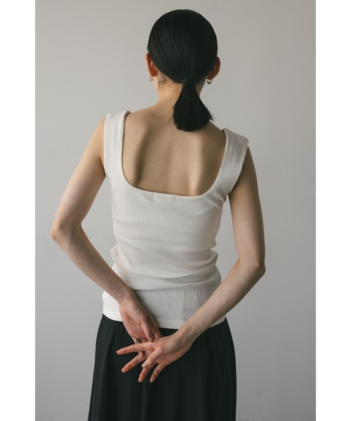 「STYLEMIXER」 ノースリーブトップス FREE ホワイト レディース_画像5