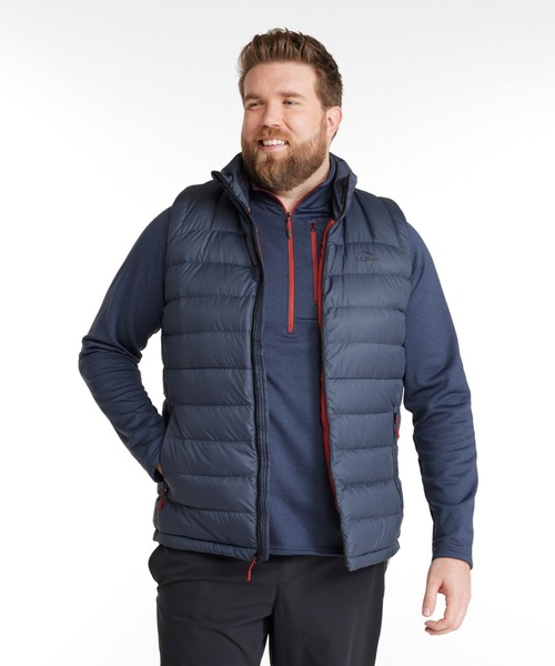 L.L.Bean（エルエルビーン） ダウンベスト MEDIUM ブルー メンズ