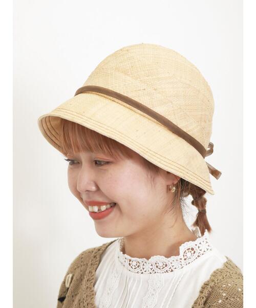 「Samansa Mos2」 ストローハット F ブラウン レディース_画像2