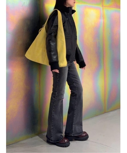 MOUSSY（マウジー） ジーンズ デニム デニムパンツ MVS BLACK FLARE