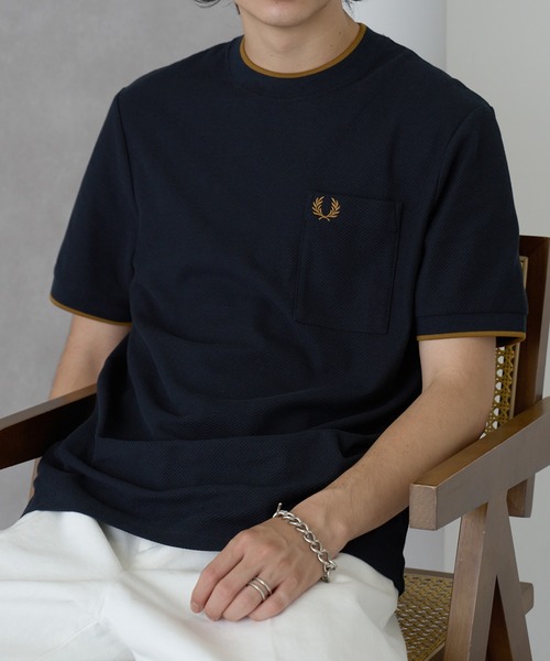 FRED PERRY（フレッドペリー） tシャツ 「FRED PERRY」POCKET DETAIL