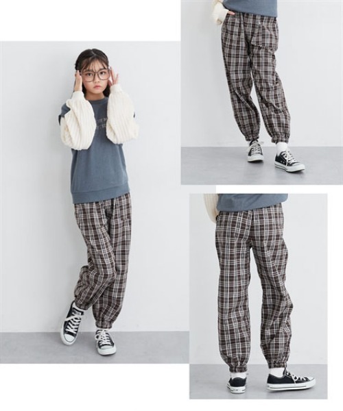 女の子サイズ140 まとめ売り ワイドパンツ パンツ チェック柄ワイドパンツ キッズ 子供服 女の子