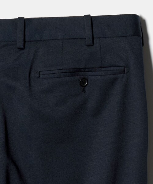 UNITED ARROWS スラックス メランジ ジャージ ノープリーツ