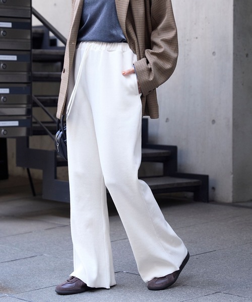 MONO-MART（モノマート） パンツ カットコーデュロイ イージーフレア