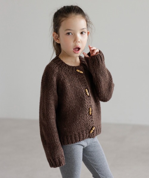カーディガン 「3-10才対応」ローゲージカーディガン キッズ 子供服 男の子 女の子 | BONJOUR SAGAN enfant | 23