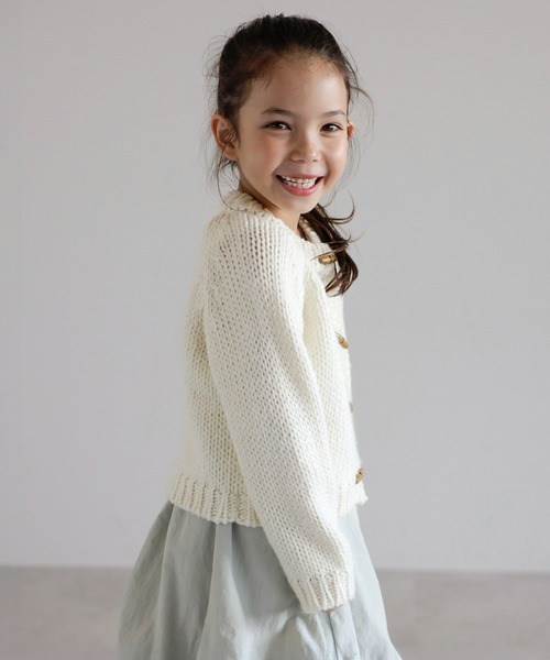 カーディガン 「3-10才対応」ローゲージカーディガン キッズ 子供服 男の子 女の子 | BONJOUR SAGAN enfant | 04