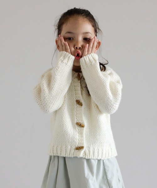 カーディガン 「3-10才対応」ローゲージカーディガン キッズ 子供服 男の子 女の子 | BONJOUR SAGAN enfant | 06