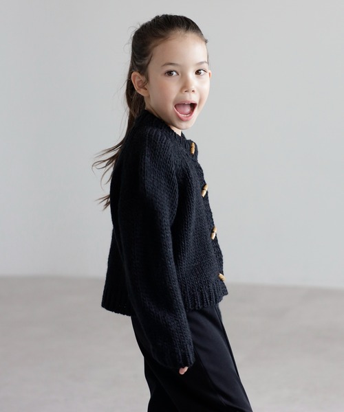 カーディガン 「3-10才対応」ローゲージカーディガン キッズ 子供服 男の子 女の子 | BONJOUR SAGAN enfant | 17
