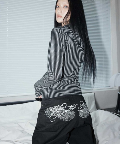 NIIER NOR パンツ A'GEM/9 × .kom 「NIIER NOR/ニアノア」 BADDIE