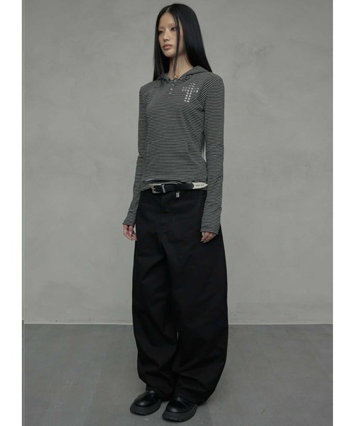 NIIER NOR パンツ A'GEM/9 × .kom 「NIIER NOR/ニアノア」 BADDIE