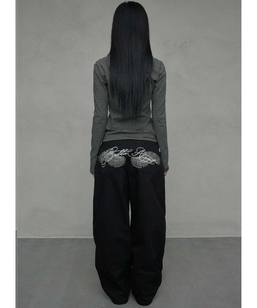 NIIER NOR パンツ A'GEM/9 × .kom 「NIIER NOR/ニアノア」 BADDIE