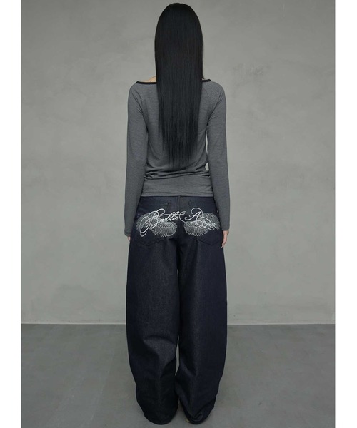 NIIER NOR パンツ A'GEM/9 × .kom 「NIIER NOR/ニアノア」 BADDIE