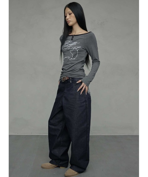 NIIER NOR パンツ A'GEM/9 × .kom 「NIIER NOR/ニアノア」 BADDIE NIIER NOR パンツ A'GEM/9 × .kom 「NIIER NOR/ニアノア」 BADDIE