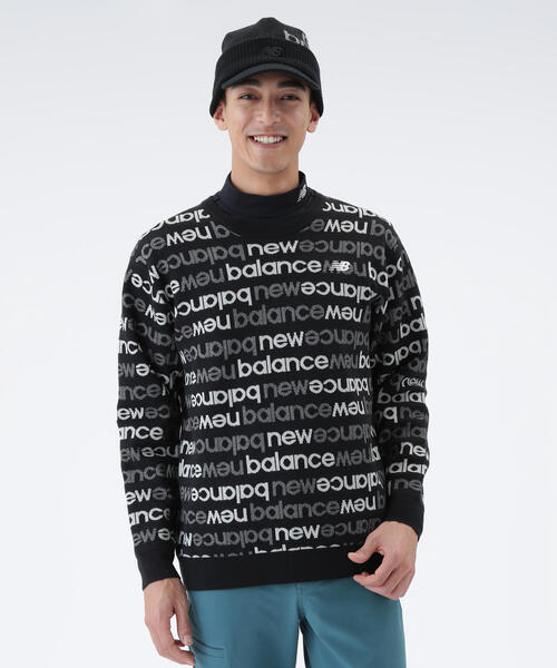 ニューバランス/ゴルフ クルーネックセーター【ブラック/６】新品！ New Balance Golf（ニューバランスゴルフ） セーター ニット 「new