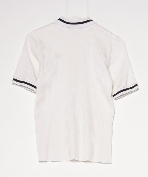 「FRED PERRY」 半袖ポロシャツ 10 ホワイト レディースの画像