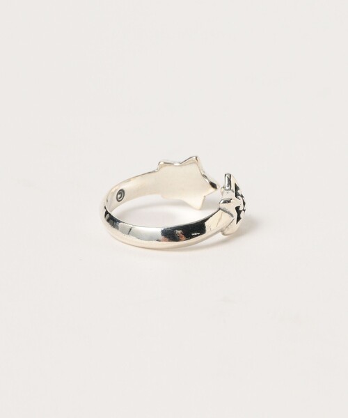指輪 リング Double Star Free Ring レディース メンズの画像