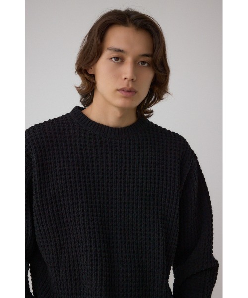 AZUL BY MOUSSY（アズールバイマウジー） セーター ニット ワッフル