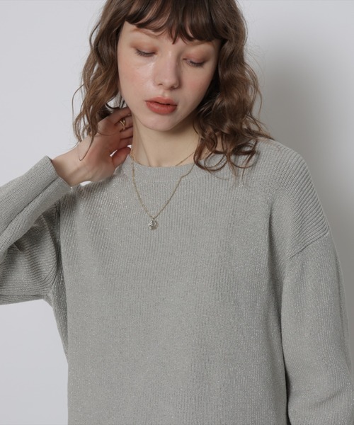 「CADUNE」 長袖ニット 38 ホワイト レディース_画像2