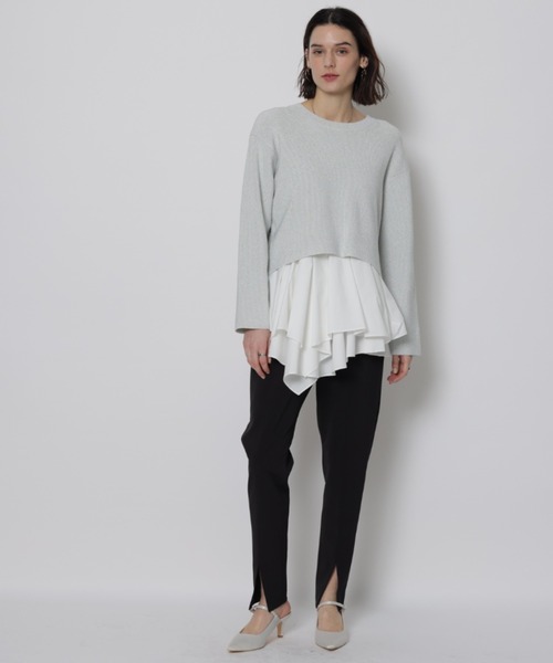 「CADUNE」 長袖ニット 38 ホワイト レディース_画像5