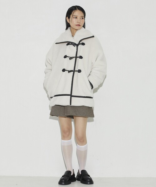 「Firsthand」 ダッフルコート M ブラウン レディース_画像8