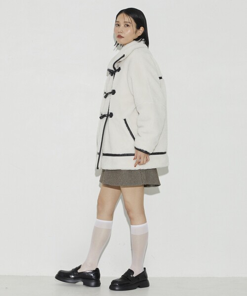 「Firsthand」 ダッフルコート M ブラウン レディース_画像9