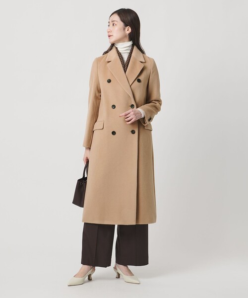 UNITED ARROWS ユナイテッドアローズ　ロングコート　キャメル　36 UNITED ARROWS キャメルロングコート 36 - メルカリ