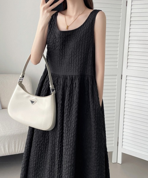 「ABITOKYO」 ノースリーブワンピース X-LARGE ベージュ レディース_画像7