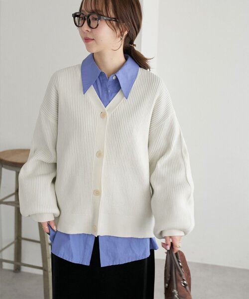 maison de Dolce. maison de Dolce. ベロアカーディガン【black】