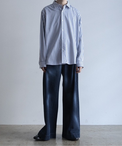 「Casper John」 長袖シャツ X-SMALL ブルー メンズ_画像6