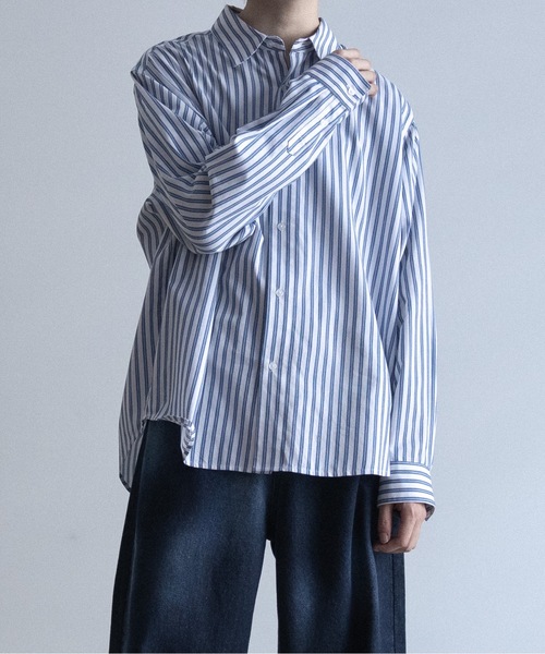「Casper John」 長袖シャツ X-SMALL ブルー メンズ_画像7