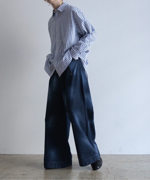 「Casper John」 長袖シャツ X-SMALL ブルー メンズ_画像10