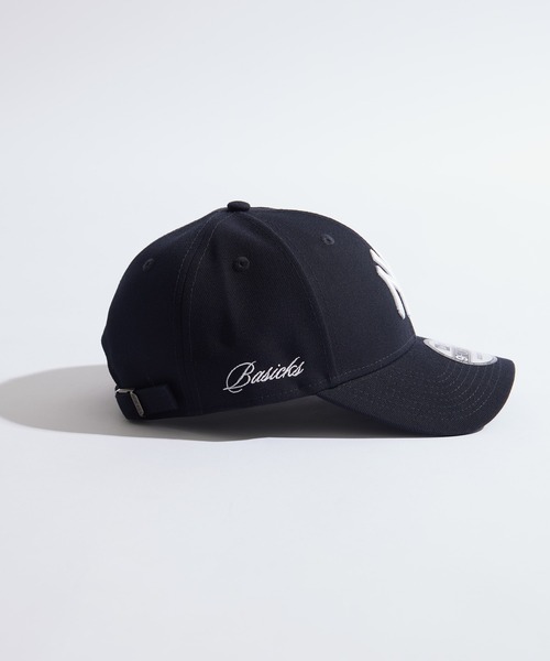 BASICKS New Era NYロゴ キャップ ネイビー BASICKS - 【ラスト1点】【おひとり様1点まで】【限定】BASICKS x