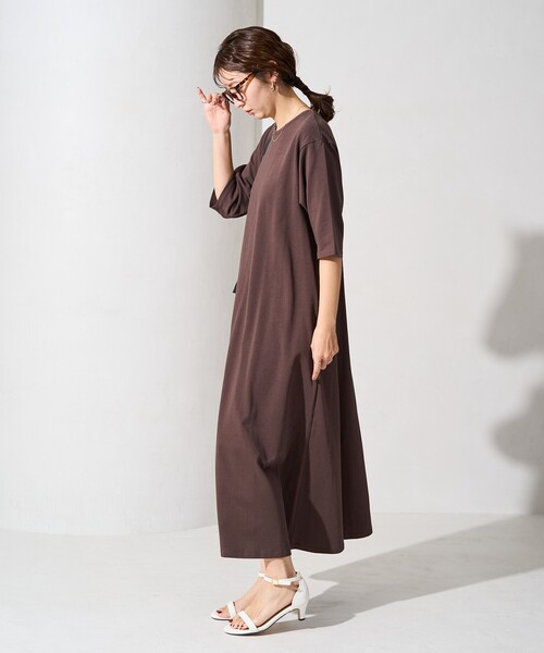 「FREAK'S STORE」 半袖ワンピース SMALL ブラック レディース_画像4