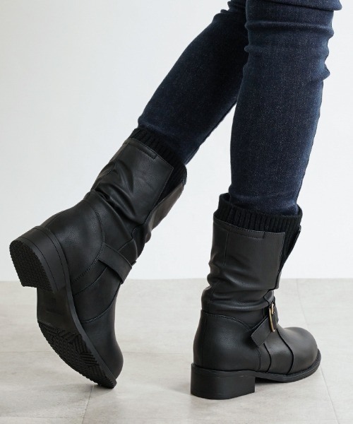 「Piedi Nudi」 「BCC」ショートブーツ M キャメル レディース_画像8