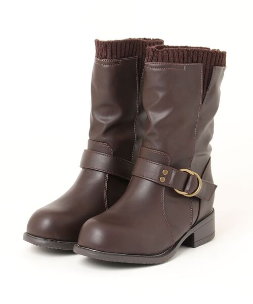 「Piedi Nudi」 「BCC」ショートブーツ M キャメル レディース_画像9