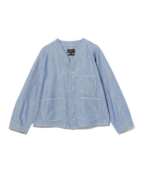 デニムジャケット gジャン Engineer Jacket Indigo Oxford メンズの画像