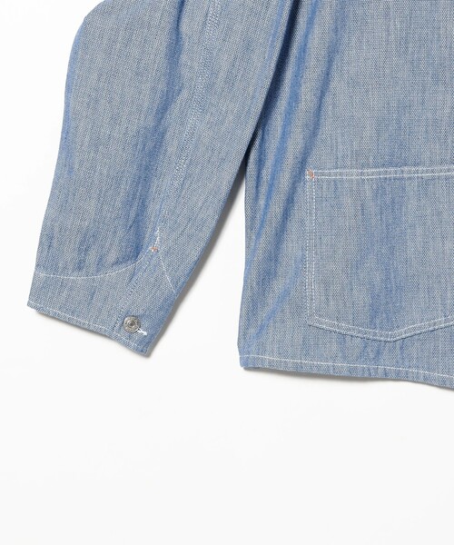 デニムジャケット gジャン Engineer Jacket Indigo Oxford メンズの画像